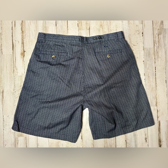 Nike Golf Shorts Mens 36 Tennis Boat Yacht Vtg 80s 90s Y2K Grey Black Cotton - Picture 7 of 9